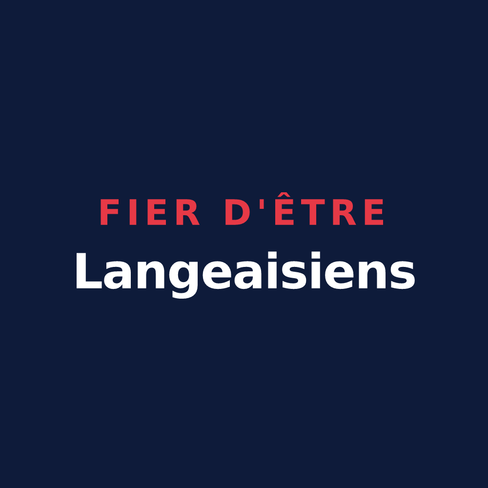T-shirt « Fier d'être Langeaisiens » — design pour Langeais