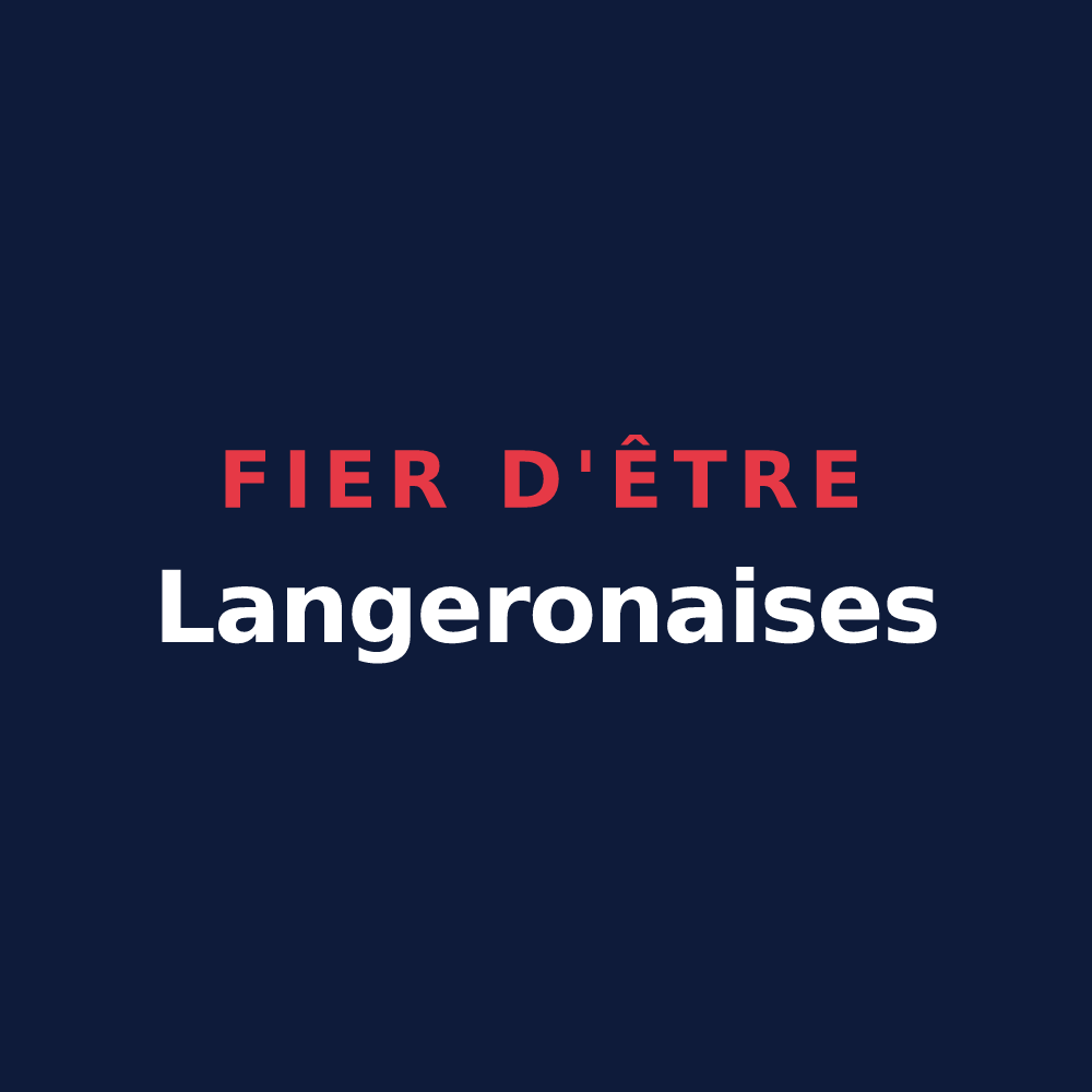 T-shirt « Fier d'être Langeronaises » — design pour Langeron