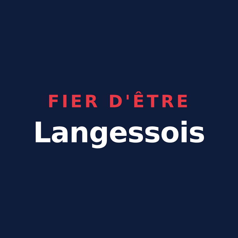 T-shirt « Fier d'être Langessois » — design pour Langesse
