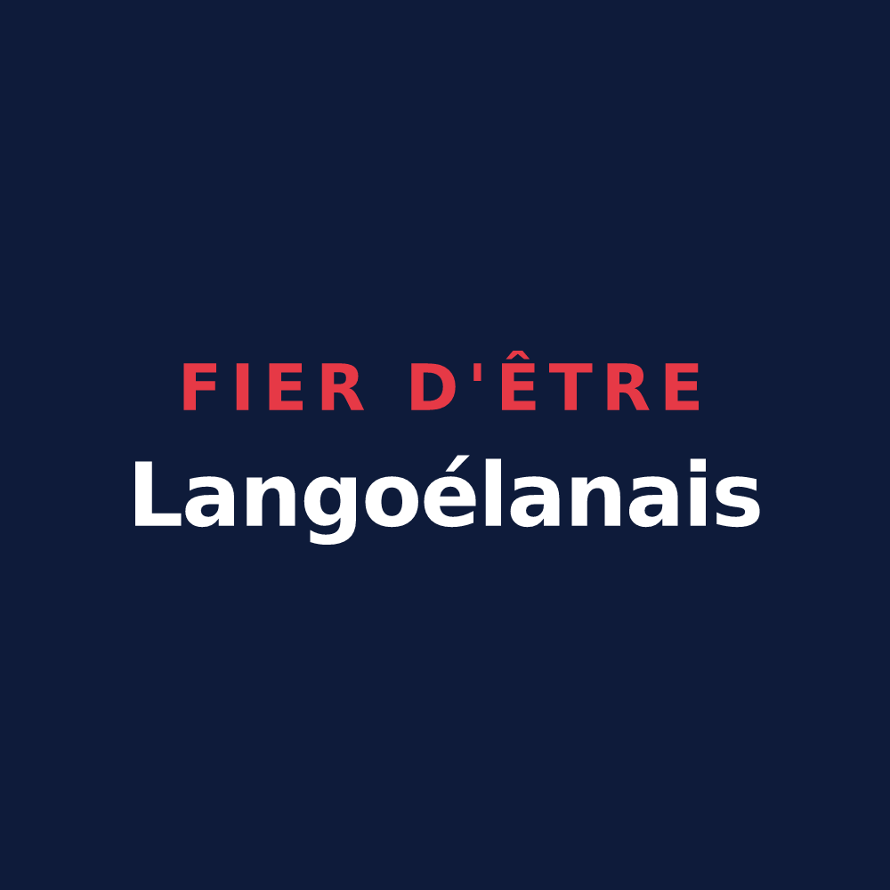 T-shirt « Fier d'être Langoélanais » — design pour Langoëlan