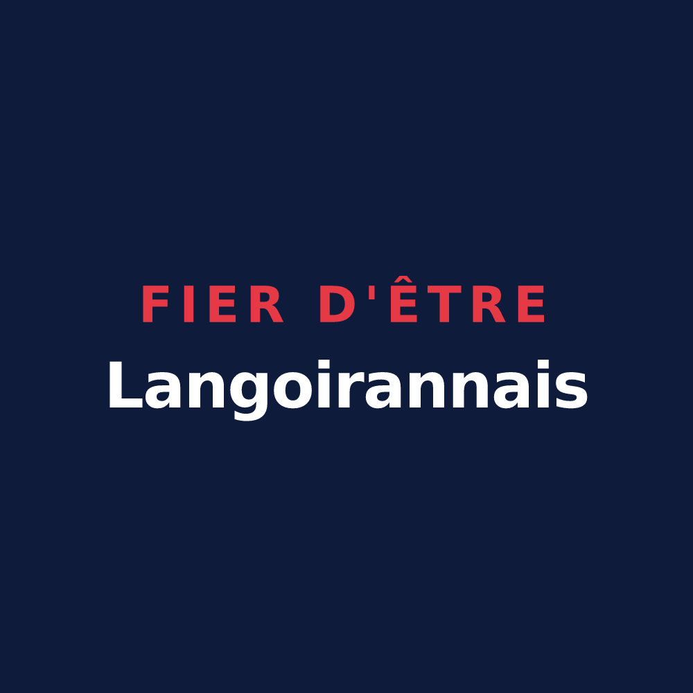 T-shirt « Fier d'être Langoirannais » — design pour Langoiran