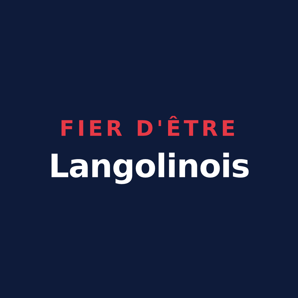 T-shirt « Fier d'être Langolinois » — design pour Langolen