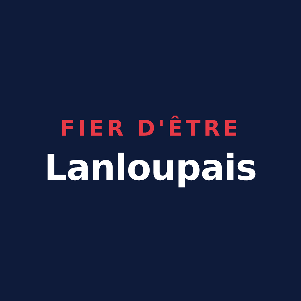 T-shirt « Fier d'être Lanloupais » — design pour Lanloup
