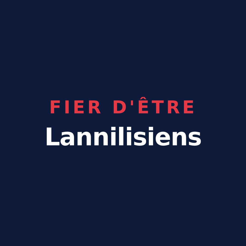 T-shirt « Fier d'être Lannilisiens » — design pour Lannilis