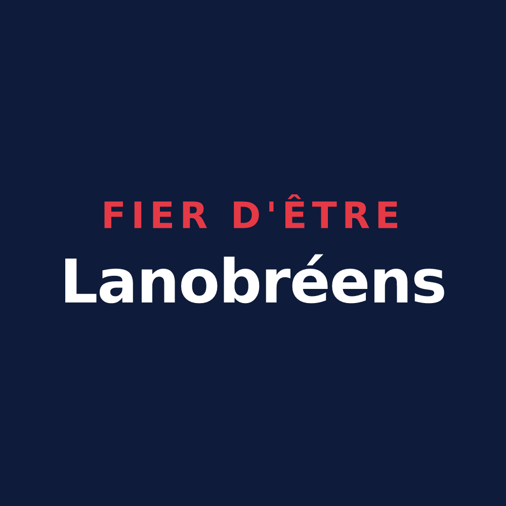 T-shirt « Fier d'être Lanobréens » — design pour Lanobre