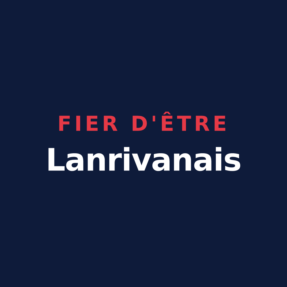 T-shirt « Fier d'être Lanrivanais » — design pour Lanrivain