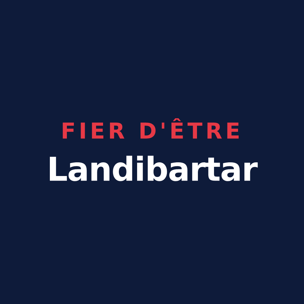 T-shirt « Fier d'être Landibartar » — design pour Lantabat