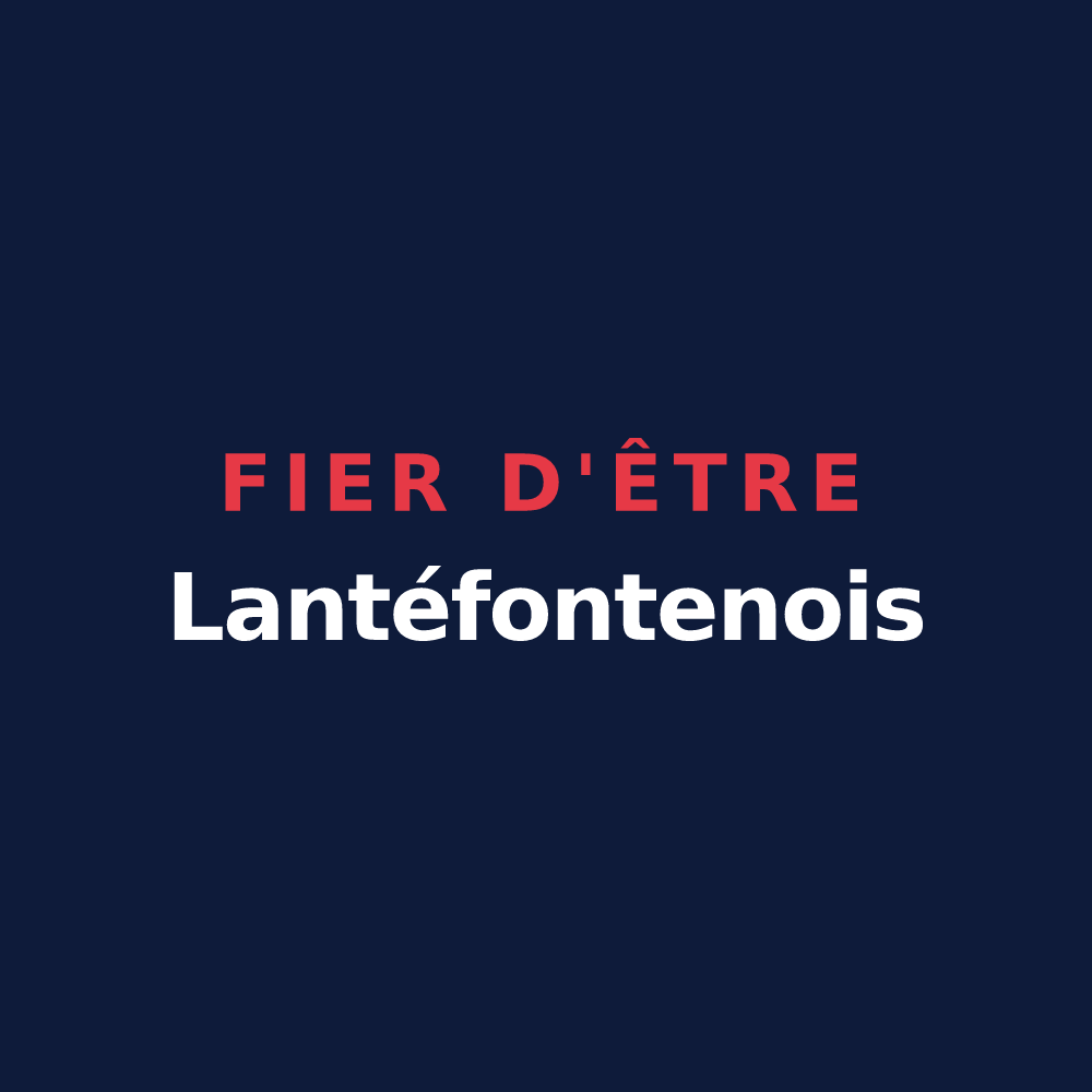 T-shirt « Fier d'être Lantéfontenois » — design pour Lantéfontaine