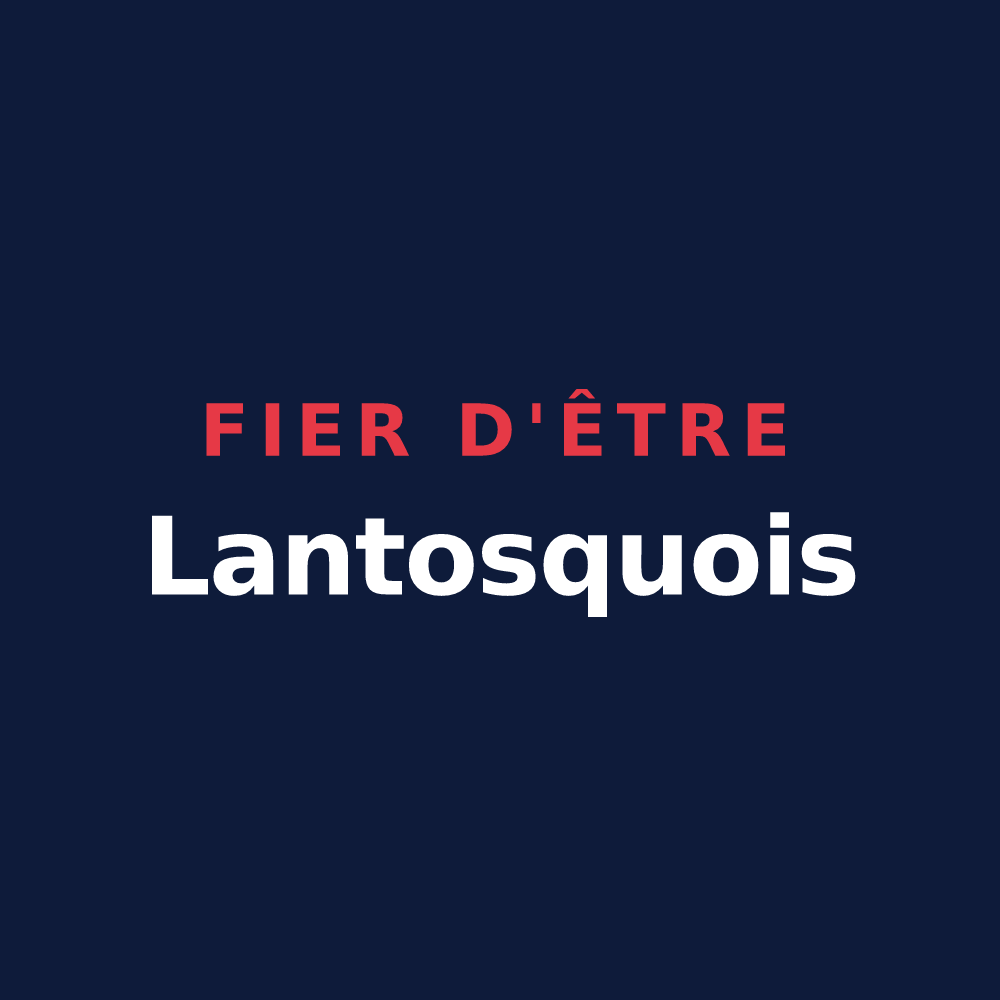 T-shirt « Fier d'être Lantosquois » — design pour Lantosque