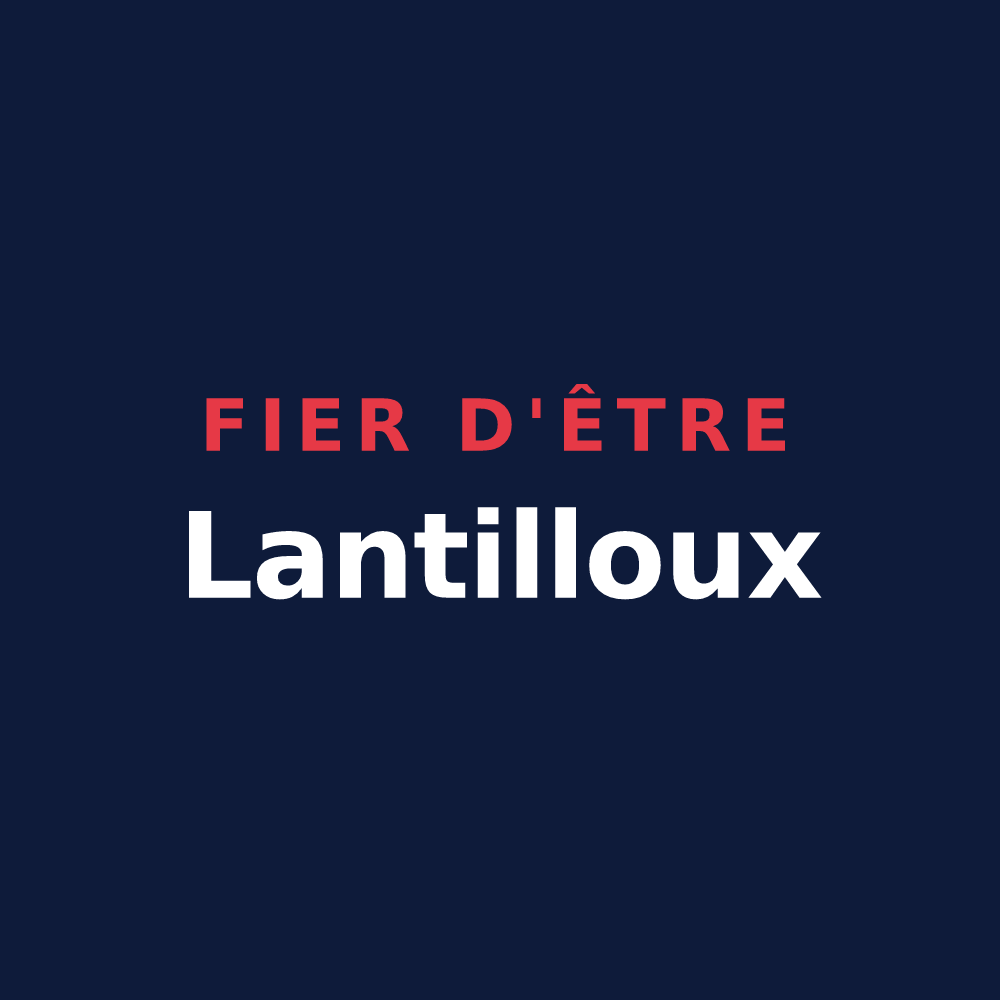 T-shirt « Fier d'être Lantilloux » — design pour Lanty-sur-Aube