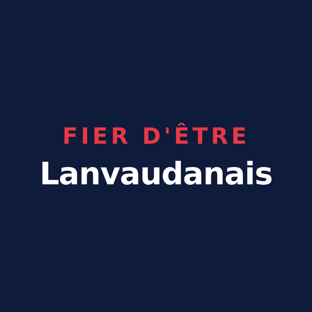 T-shirt « Fier d'être Lanvaudanais » — design pour Lanvaudan