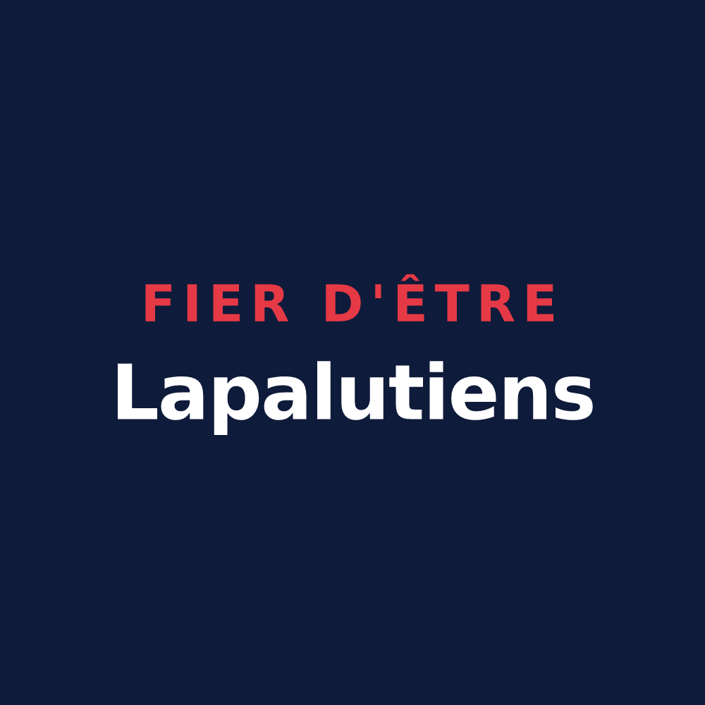 T-shirt « Fier d'être Lapalutiens » — design pour Lapalud