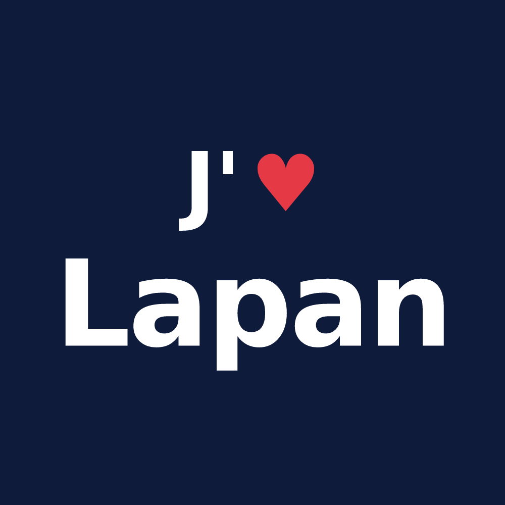 T-shirt personnalisé Lapan — design J'aime Lapan