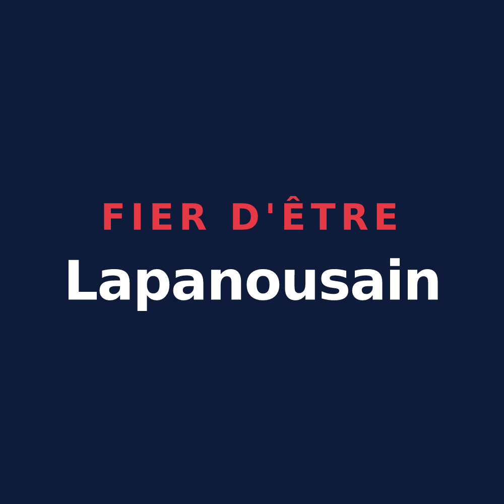 T-shirt « Fier d'être Lapanousain » — design pour Lapanouse-de-Cernon