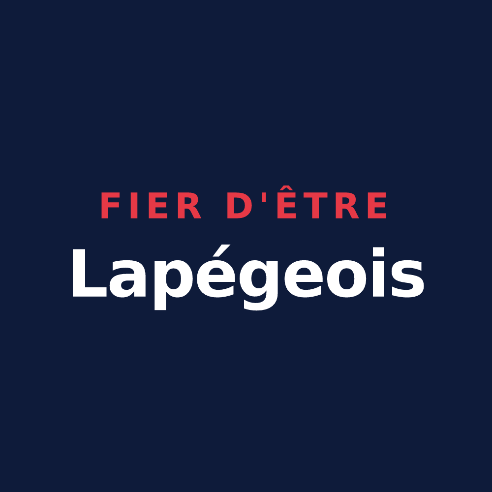 T-shirt « Fier d'être Lapégeois » — design pour Lapège
