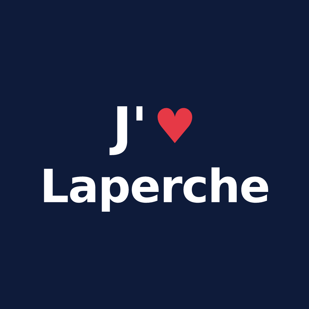 T-shirt personnalisé Laperche — design J'aime Laperche