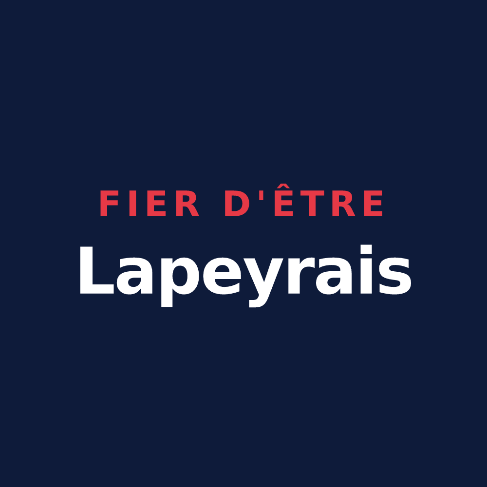 T-shirt « Fier d'être Lapeyrais » — design pour Lapeyre
