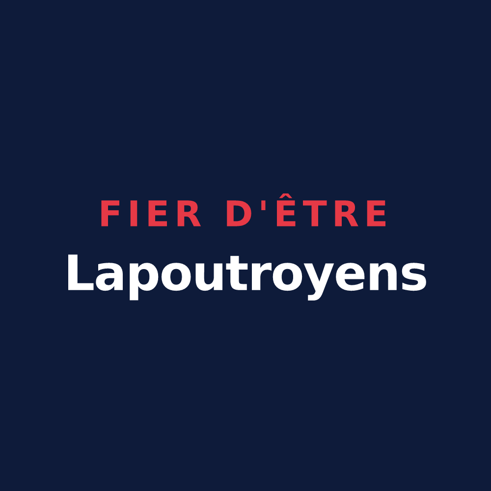 T-shirt « Fier d'être Lapoutroyens » — design pour Lapoutroie
