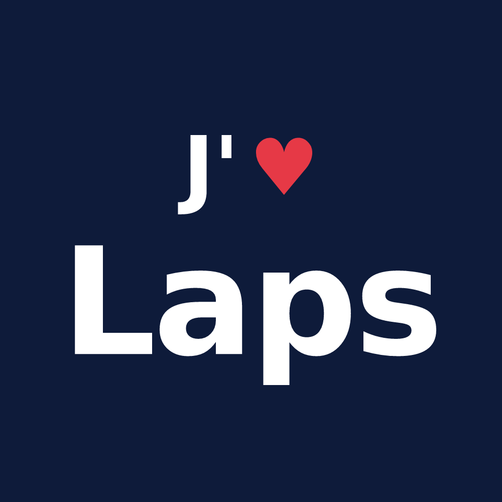 T-shirt personnalisé Laps — design J'aime Laps