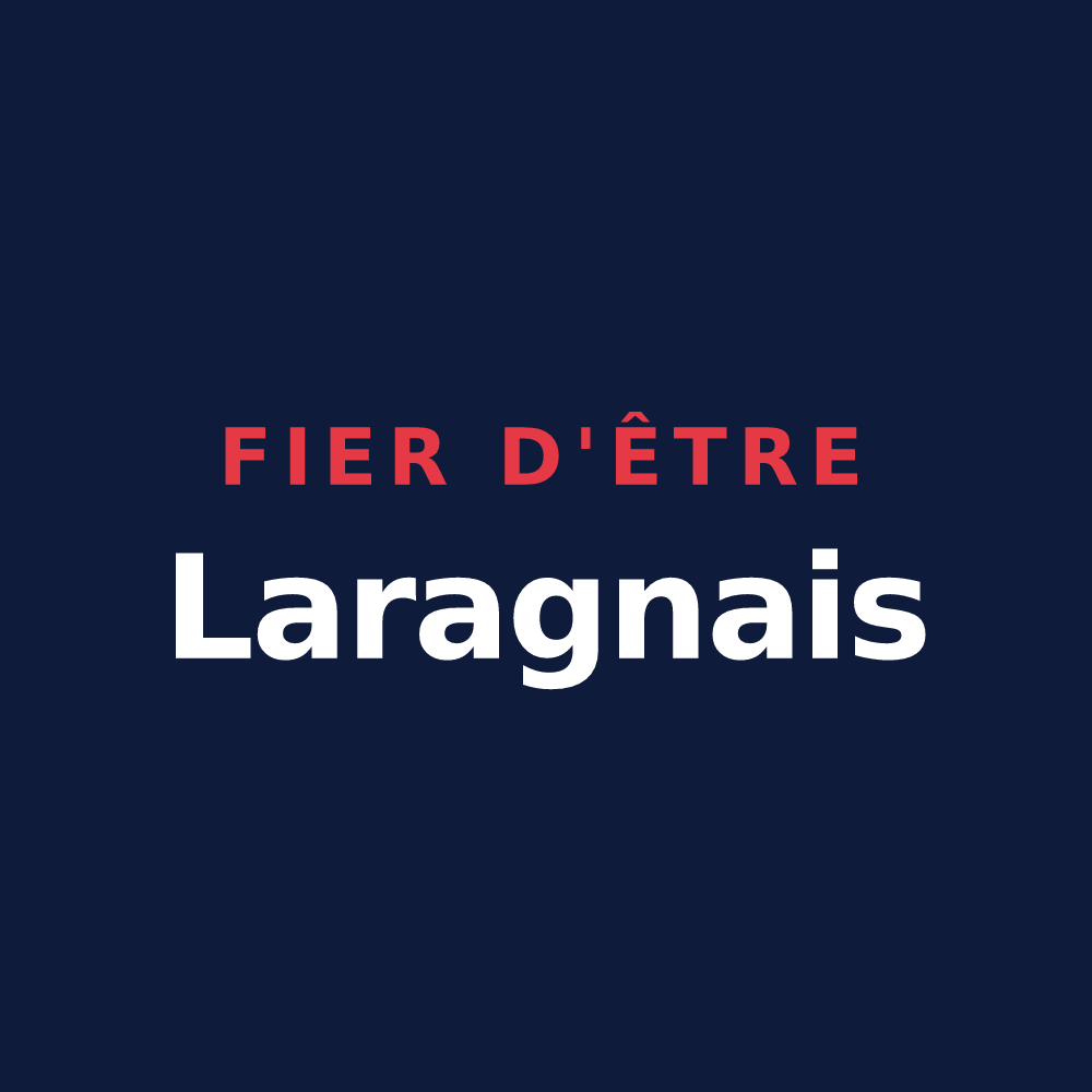 T-shirt « Fier d'être Laragnais » — design pour Laragne-Montéglin