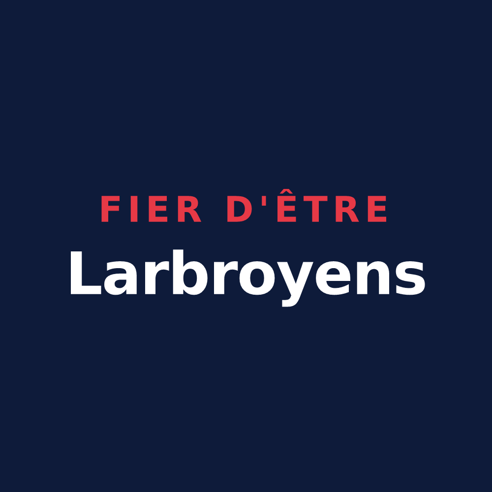 T-shirt « Fier d'être Larbroyens » — design pour Larbroye