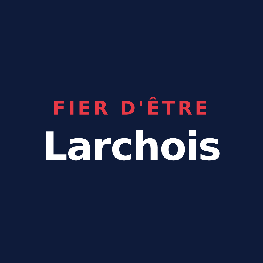 T-shirt « Fier d'être Larchois » — design pour Larche