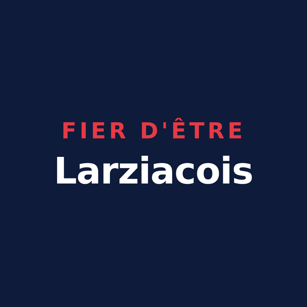 T-shirt « Fier d'être Larziacois » — design pour Lardy