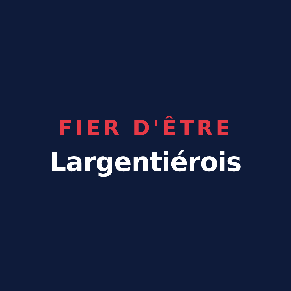 T-shirt « Fier d'être Largentiérois » — design pour Largentière