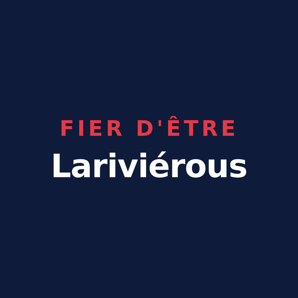 T-shirt « Fier d'être Lariviérous » — design pour Larivière