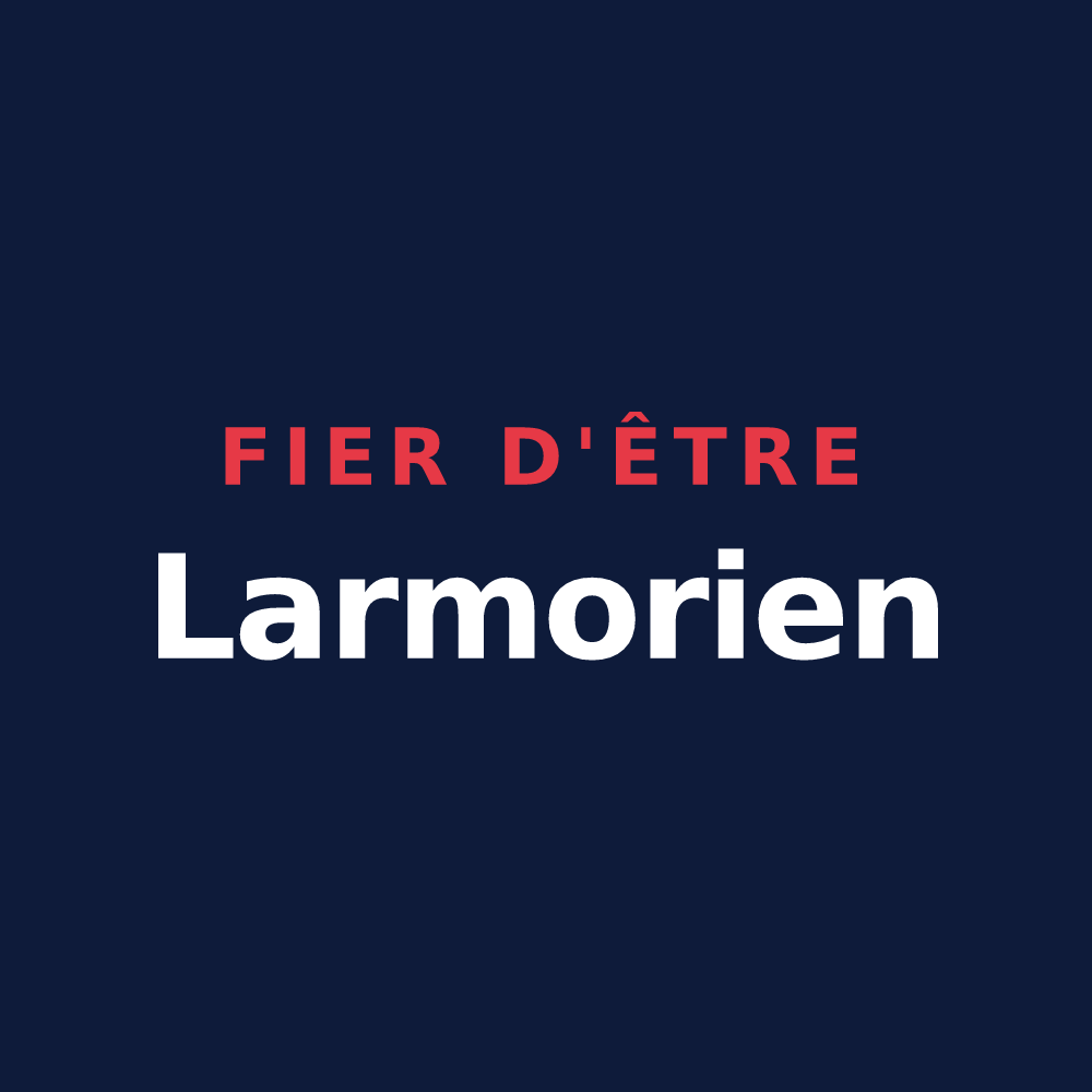 T-shirt « Fier d'être Larmorien » — design pour Larmor-Baden