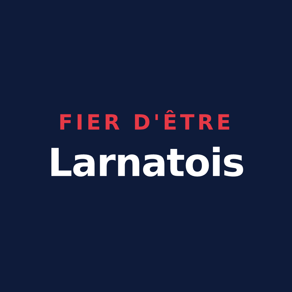 T-shirt « Fier d'être Larnatois » — design pour Larnat