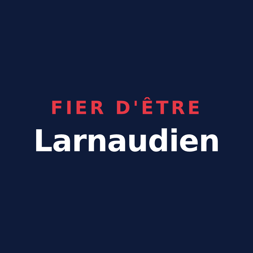 T-shirt « Fier d'être Larnaudien » — design pour Larnaud