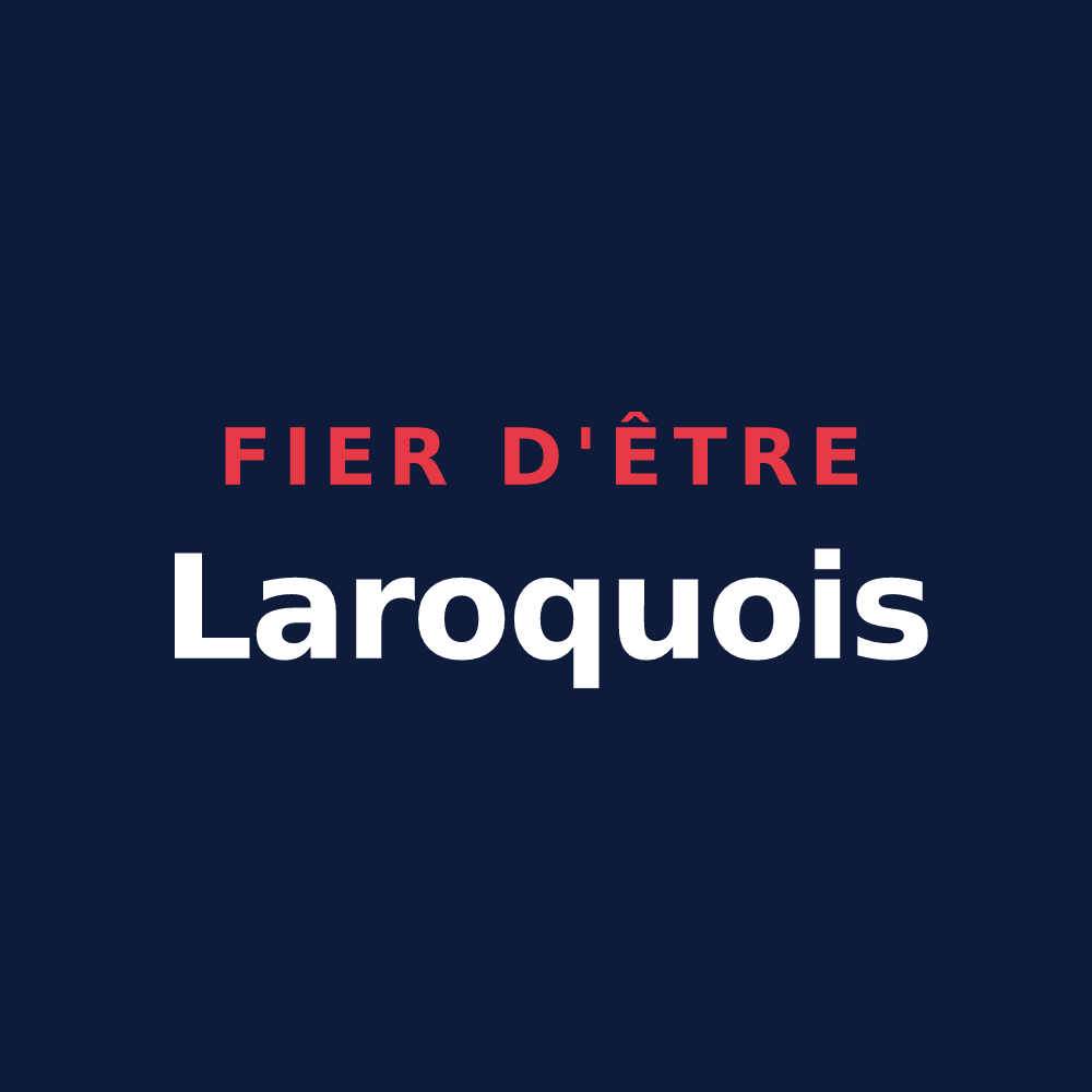 T-shirt « Fier d'être Laroquois » — design pour Laroque