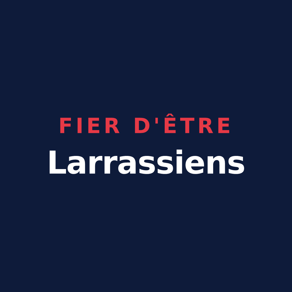 T-shirt « Fier d'être Larrassiens » — design pour Larra