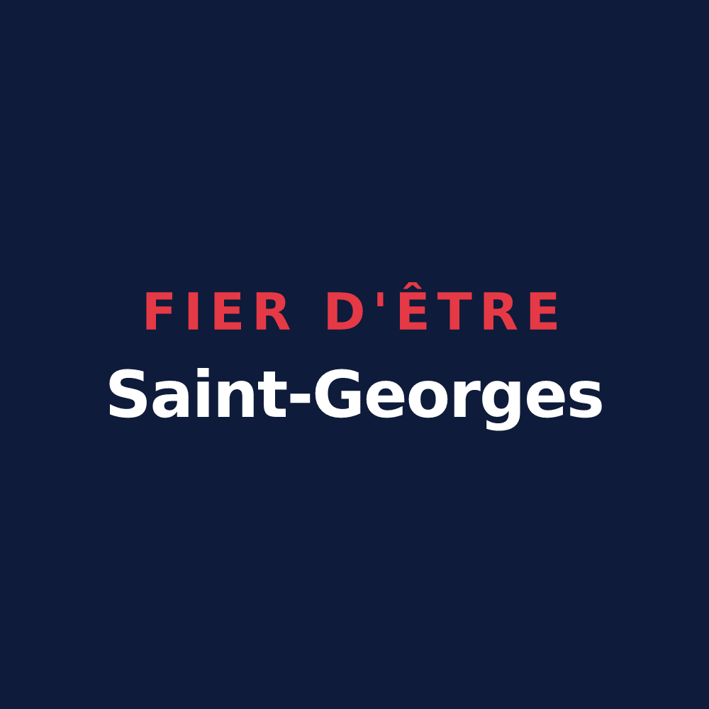 T-shirt « Fier d'être Saint-Georges » — design pour Larrivoire