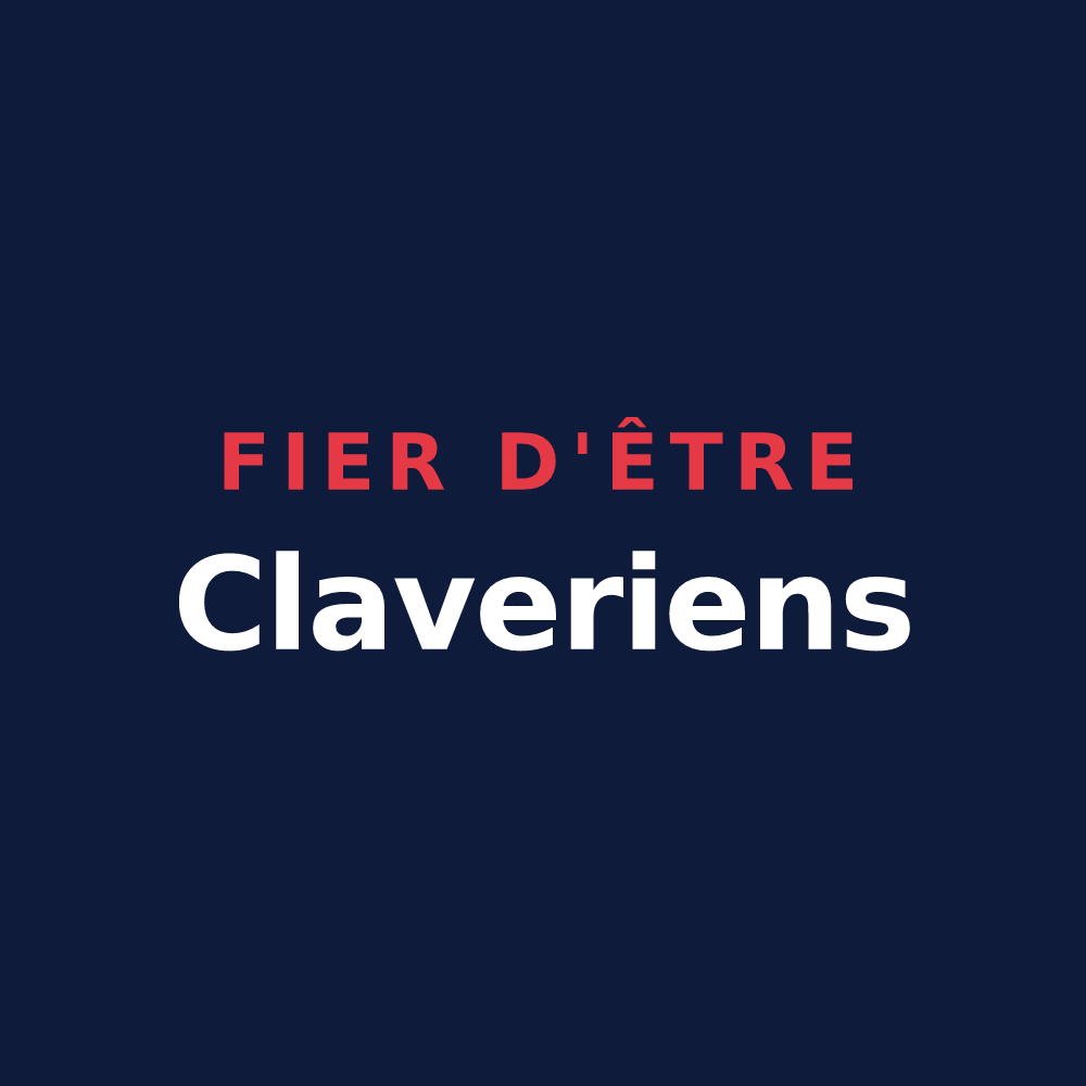 T-shirt « Fier d'être Claveriens » — design pour Lasclaveries