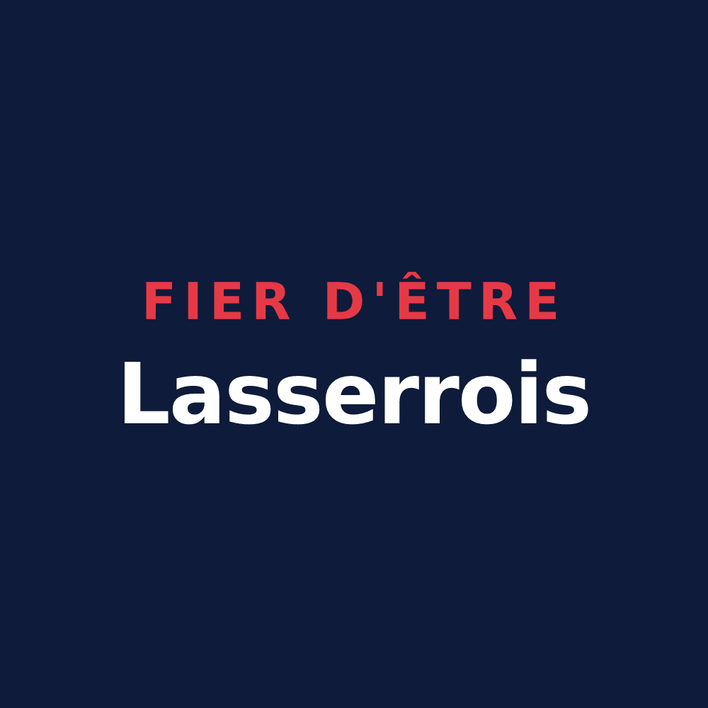 T-shirt « Fier d'être Lasserrois » — design pour Lasserre
