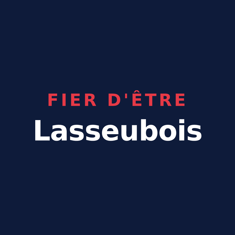 T-shirt « Fier d'être Lasseubois » — design pour Lasseube