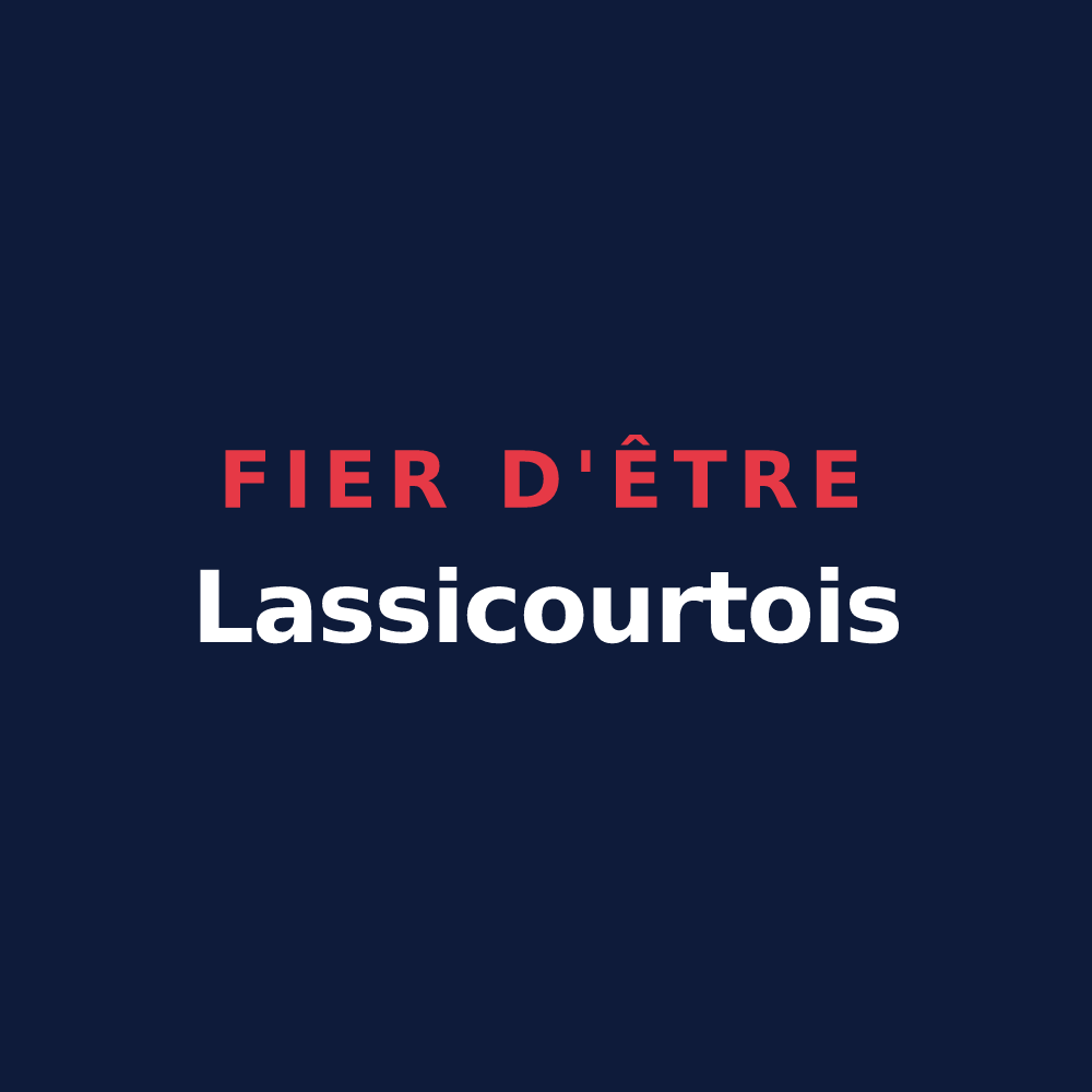 T-shirt « Fier d'être Lassicourtois » — design pour Lassicourt