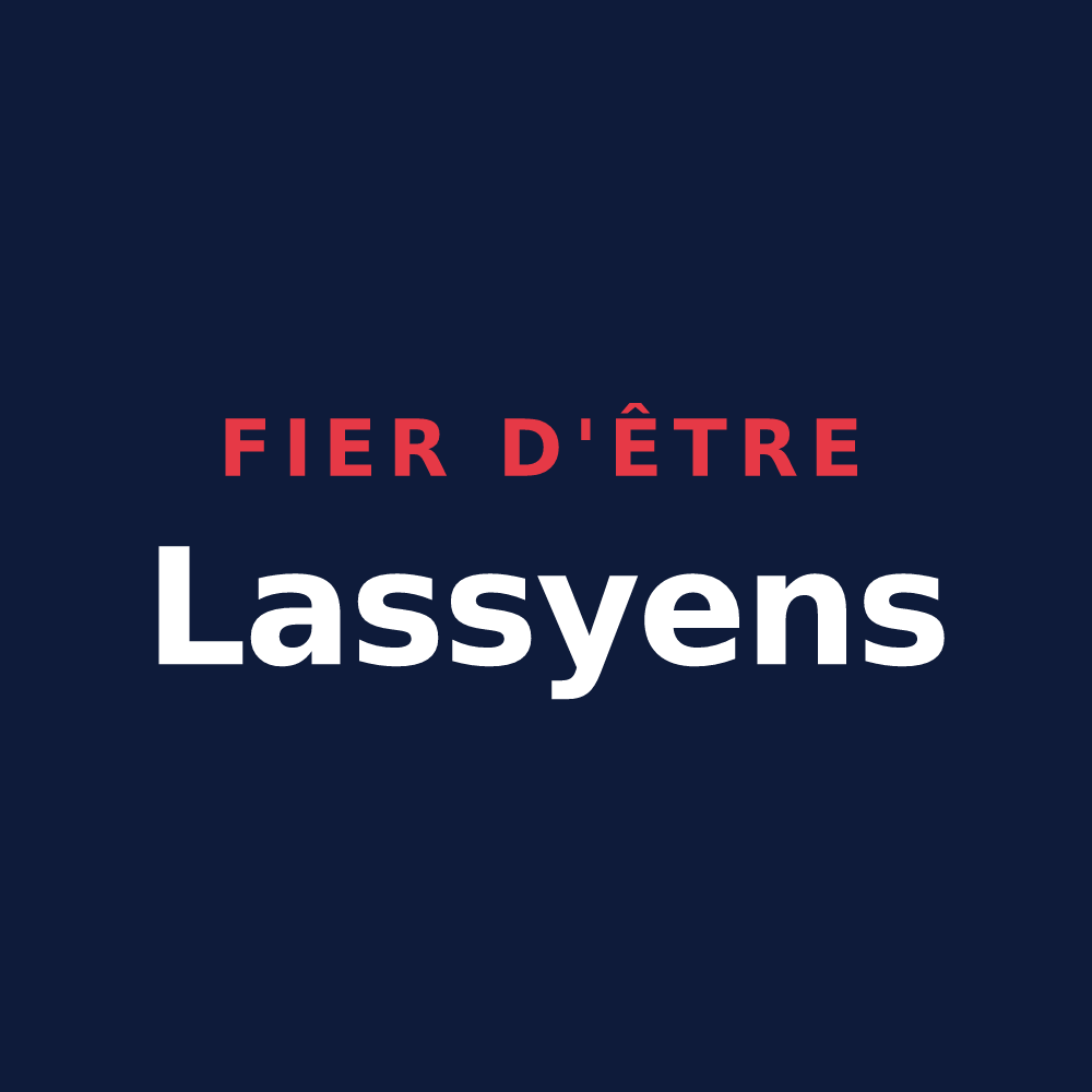 T-shirt « Fier d'être Lassyens » — design pour Lassy