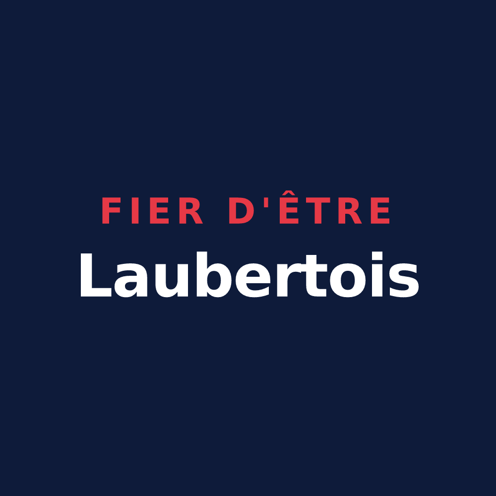T-shirt « Fier d'être Laubertois » — design pour Laubert