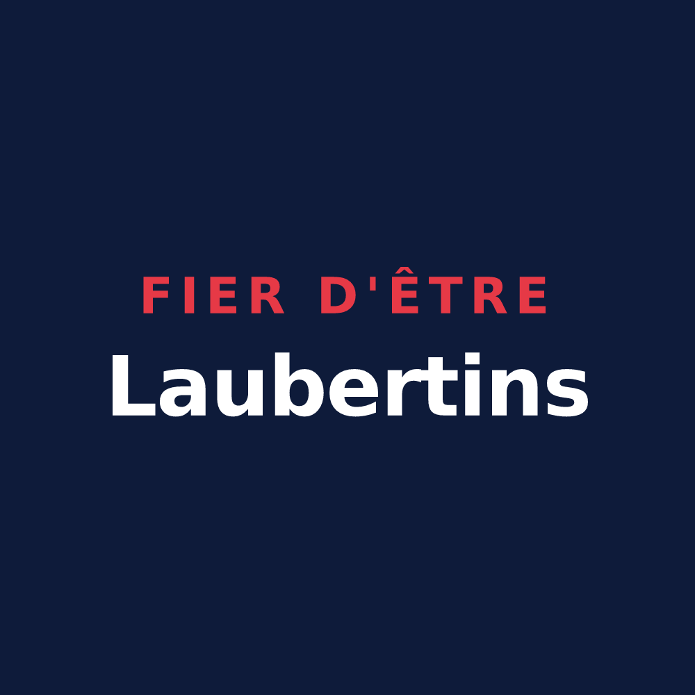 T-shirt « Fier d'être Laubertins » — design pour Laubrières