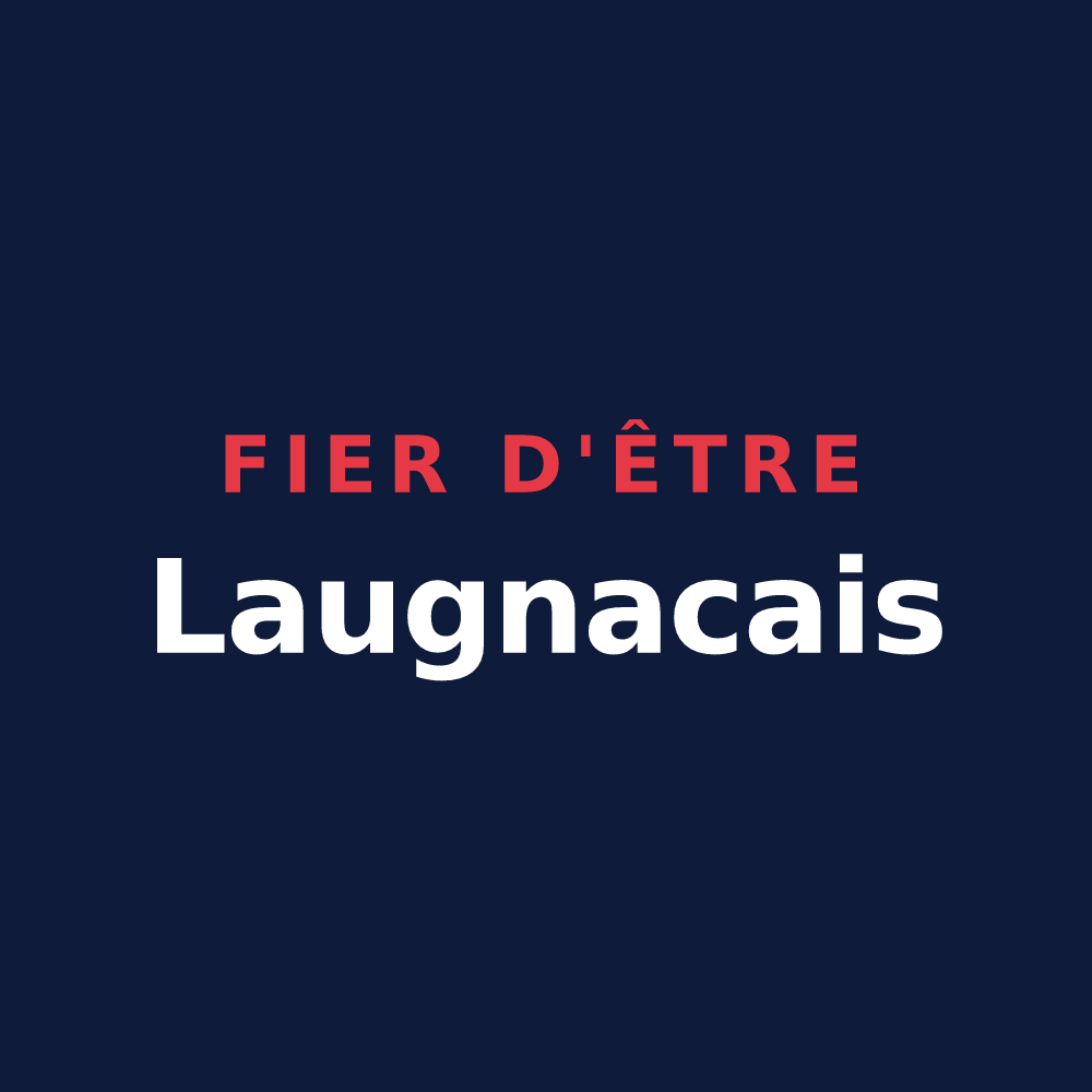T-shirt « Fier d'être Laugnacais » — design pour Laugnac