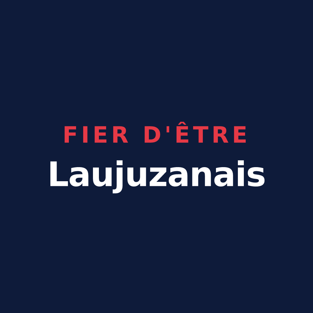 T-shirt « Fier d'être Laujuzanais » — design pour Laujuzan