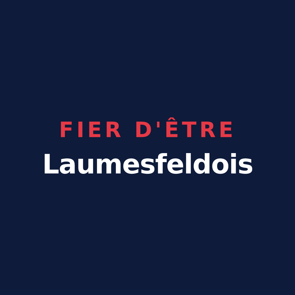 T-shirt « Fier d'être Laumesfeldois » — design pour Laumesfeld