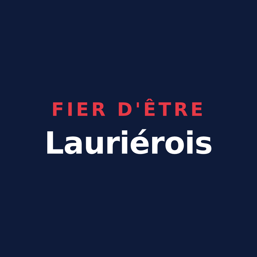 T-shirt « Fier d'être Lauriérois » — design pour Laurière