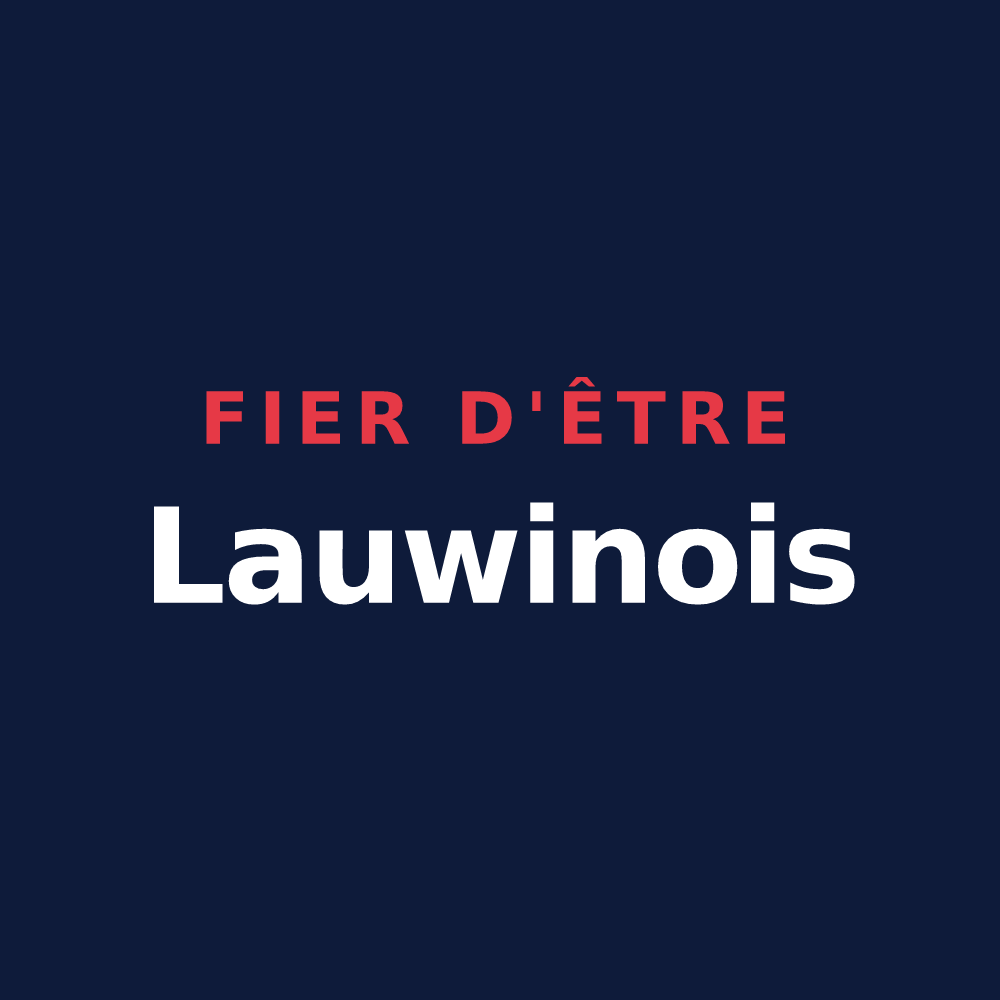 T-shirt « Fier d'être Lauwinois » — design pour Lauwin-Planque