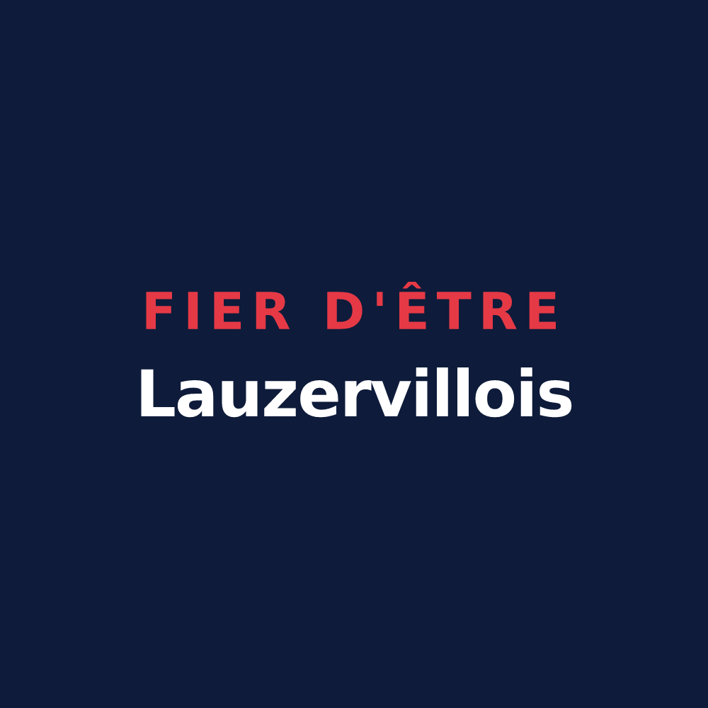 T-shirt « Fier d'être Lauzervillois » — design pour Lauzerville