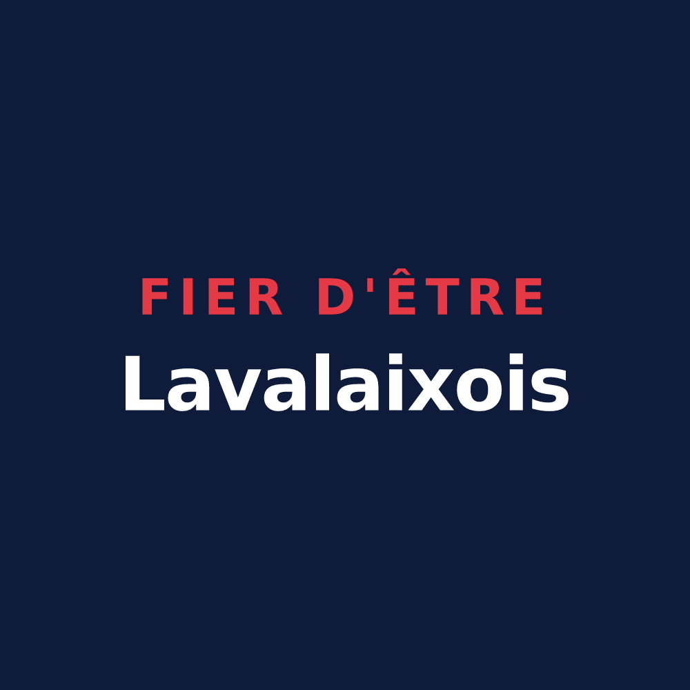 T-shirt « Fier d'être Lavalaixois » — design pour Laval-d'Aix