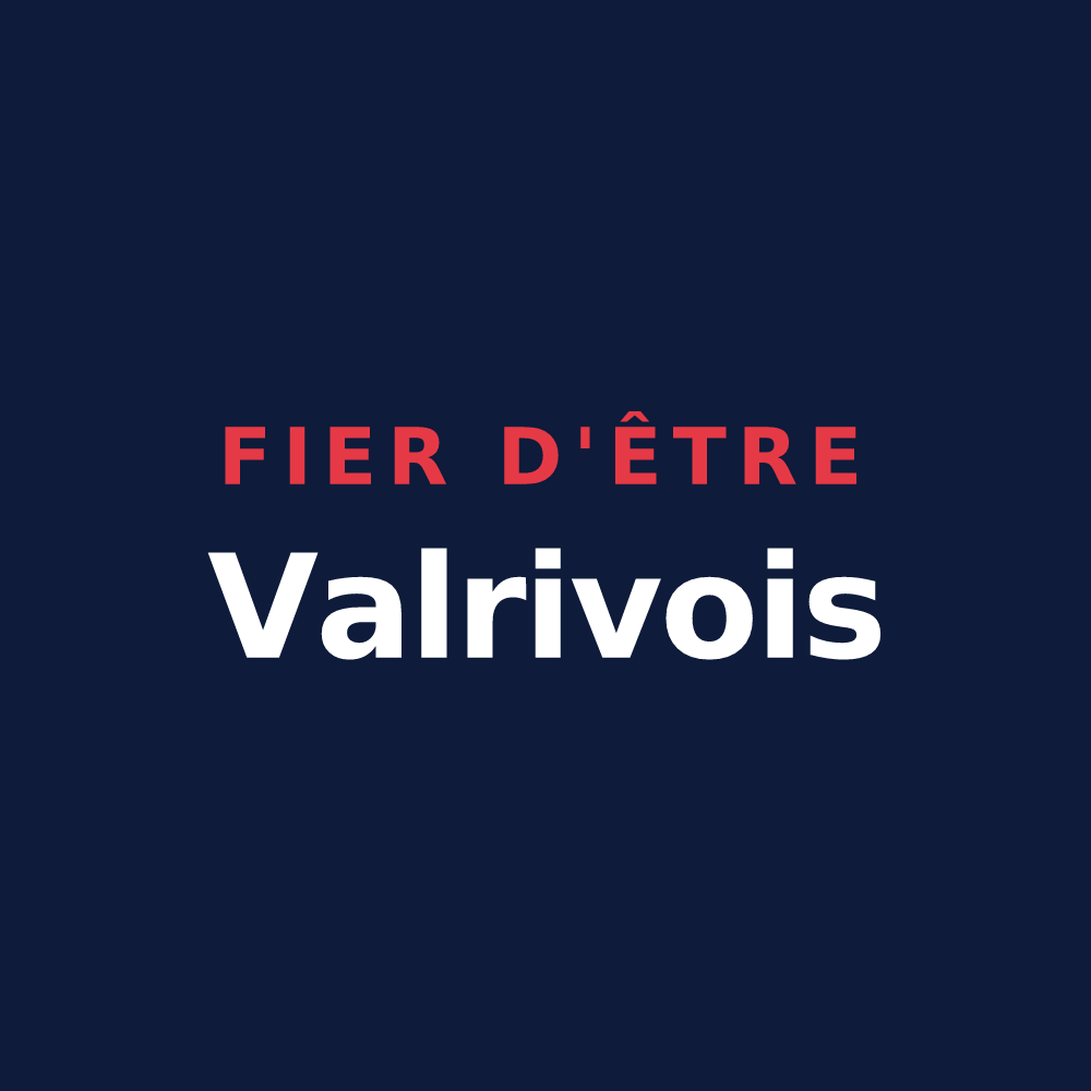 T-shirt « Fier d'être Valrivois » — design pour Laval-en-Brie